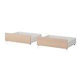 IKEA MALM IKEA Queen/King Size Unterbett Aufbewahrungsbox für Hochbett braun weiß gebeizter Eiche Furnier 102.646.94