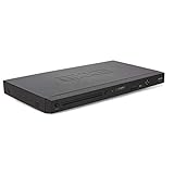 Nikkei ND220H - DVD-Player mit Full HD-Upscaling, HDMI, SCART, USB-Anschluss und SD-Kartenleser - einschließlich Fernbedienung - Schw