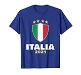 Italia 2021 Fussball Fan Trikot Italien T-S