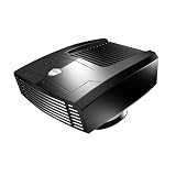 Junxcj Tragbare Auto Heizung, 12V/24V 180W/200W Auto-Lufterhitzer, 2-Gang Einstellbarer, Auto Windschutzscheiben-Heizung,Entfroster, 360-Grad-R