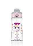 SIGG Miracle Fairy Friend Kinder Trinkflasche (0.45 L), Kinderflasche mit auslaufsicherem Deckel, einhändig bedienbare Wasserflasche aus T