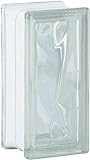 Fuchs Design 6 Stück Glassteine BM Glassteine Wolke SUPER White Halbstein glänzend 19x9x8