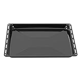 ICQN Backblech 422 x 370 x 30 mm, Emailliert Fettpfanne für Backofen und Herd, Passend für ELECTROLUX, AEG, IKEA, ZANUSSI, JUNO, ZOPPAS Kratzfest & Rostfrei, 42,2x37x3