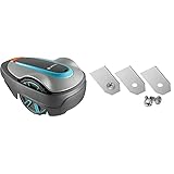 GARDENA SILENO City: Mähroboter bis 500 m² Rasenfläche, Bluetooth-App bedienbar, Schnitthöhe 20 - 50 mm, (15002-20) & Mähroboter Ersatzmesser: Klingen für Mähroboter (für Artikel 4071 und 4072)