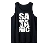 Satanisches Design für Liebhaber aus Satan und Lucifer Tank Top