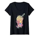 Damen The Simpsons Bart Simpsons Kwik-E-Mart Squishee T-Shirt mit V