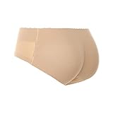 GFGHH Pushup Höschen Padded Seamless Bauchsteuerung Unterwäsche, Frauen Gepolsterte Nahtlose Butt Lifter Hip Enhancer Hüftpolster Shapewear Panty Hohe Taille Funktion Slip Mit Polster Fig