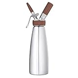 iSi 1790 Nitro Kaffeebereiter Edelstahl Rostfrei, 1 L, Kalt gebrühter Kaffee mit Stickstoff veredelt, Cold Brew Coffee Maker, Für Nitro Coffee, Tee und Cocktails, Spülmaschinengeeig