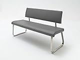 Gepolsterte Küchenbank Archie aus Kunstleder Größe: 86 cm H x 155 cm B x 59 cm T, Polsterfarbe: G