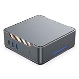 Mini Pc 8GB DDR4 128GB eMMC Windows 10 Pro Celeron N3350 Desktop Computer 2.4G+5G Dual Band WLAN, Unterstützung von 2 HDMI/VGA-Anschlüssen,4K HD Micro Pc Gigabit Ethernet, BT4.2