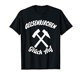 Glück Auf! Bergbau T-Shirt mit Schlägel &Eisen Gelsenkirchen T-S