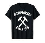 Glück Auf! Bergbau T-Shirt mit Schlägel &Eisen Gelsenkirchen T-S