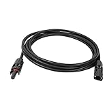 X-DREE 10FT Flexible Solar Panel Extensions-Kabel 12-AWG-PV-Kabel mit weiblicher -Buchse Hohe Stromkapazität(Cavo di prolunga flessibile per pannelli solari 10FT Cavo 12 AWG FV