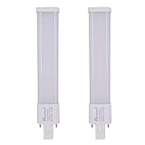 FExYinz MEHRWEG 2er-Pack 2 Jahre Garantie 7,09 Zoll Ra 90 G23 LED-Lampe 7 Watt Kaltweiß 6000K 600 Lumen Ra 90 Hineinstecke 2 Nadel PL Lampe Kompakte LED-Lampe G23 LED Leuchtstoffrö