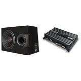 JBL S2-1224SS Car Stereo Audio System 12''-Bassreflexgehäuse mit patentierter Slipstream-Technologie und integrierter Belüftung - Schwarz & Sony XMN1004 Kfz-Verstärker (1000 Watt)