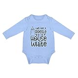 DKISEE Baby-Body mit Aufschrift 'I Will Have A Bottle Of The House', langärmelig, Blau, 3-6 Monate, VSD-q0r8qk47xoo6