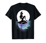 Disney Little Mermaid Ariel Colorful Sunset Moon T-S