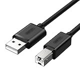 skko Verlängerungs Kabel Druckerkabel Hi-Speed USB 2.0 A. Männlich zu b männlich Kabelscannerkabel Premium dauerhaft für Druckerscanner und mehr Multi WSB Kabel (Length : 5M)