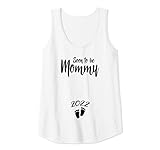 Damen Mom Soon To Be Mommy 2022 Mutter Schwangere Frau Tank Top