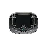 Huan store Fm Sender Freisprecheinrichtung Bluetooth Car Kit MP3. Spieler mit 3.4a dual USB Auto-Ladegerät Fm Modulator-Sender. (Color Name : Black)