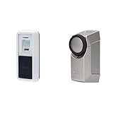 ABUS HomeTec Pro Bluetooth-Fingerscanner CFS3100 - Weiß + Bluetooth CFA3100 - Elektronisches Türschloss - Silb