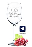 Leonardo Weinglas mit Gravur - Lieblingsmensch - Weinglas, das ideale Geschenk zum Geburtstag & Valentinstag - Geschenkidee für echte Lieblingsmenschen Farbe Daily