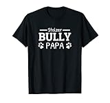 Herren Stolzer Bully Papa Frenchie Bulldogge Geschenk T-S