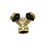 YZ-LIANG Automatische Bewässerung 5 Stücke Auto Wäsche Wasserpistole Wasser Pipe Reine Kupfer Dreiwege Gemeinsame Konversion Gemeinsame Shunt Branchallokation Verbindlichkeit Dreiwege Ordnung