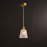 TOUF Europäische Luxus Modern Semi Flush Mount Deckenleuchte Glas Anhänger Kronleuchter for Foyer Tabelle Flur Bauernhof Entryway Droplig