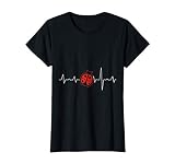 Marienkäfer Herzschlag Geschenk für Marienkäfer Liebhaber T-S