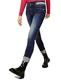 Street One Damen 374647 Jeans, Authentic Indigo wash, W34/L30