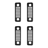 Computer-Kabelbox, einfach zu installieren Langlebiges Computer-Host-Lüftungsgitter 4PCS für Möbel für Büro für Zuhause(Schwarz)