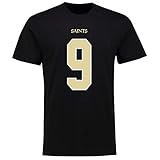 Fanatics NFL New Orleans Saints Drew Brees #9 Name Number Shirt Jersey Trikot (L)