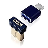 Cooidea USB Maus jiggler & automatisch mausbeweger mit EIN/Aus-Touch-Schalter, 2 Arbeitsmodi Simulieren der Mausbewegung.100% Nicht nachweisbar, Treiberfreie , Plug-and-Play, mit Typ-C-Adap