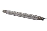 HELLA 2DA 343 106-221 Zusatzbremsleuchte - LED - 12V - Anbau/geklebt - Lichtscheibenfarbe: rauchgrau - LED-Lichtfarbe: rot - Kabel: 3000