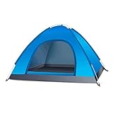 LZL Zelt Außen Sonne und Regenfest-Zelt for 2-3 Personen Vollautomatische verdickte Doppel Camping Feldzelt Campingzelte (Color : E)