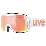 uvex Unisex – Erwachsene, downhill 2000 S CV Skibrille, white,