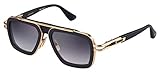 DITA Sonnenbrille LXN-EVO Matt Black Yellow Gold/Dark Grey To 54/19/145 Unisex