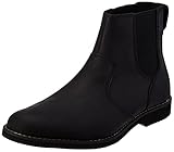 Timberland Herren Woodhull Chelsea Stiefel, Black Full Grain, 49 EU