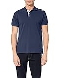 CMP Herren 100% Cotton Polo T-Shirt, Black Blue, 54