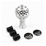 fangyuan Gang Umschaltknopf Silber Aluminium Golfball 5 6 Geschwindigkeit Auto Manuelle Hebelzubehö