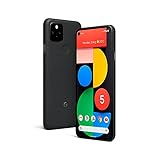 Google Pixel 5 128 GB 5G Handy, nur Schwarz – SIM-freies, entsperrtes Smartphone – das ultimative 5G Goog
