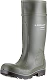 Dunlop Adults Purofort Professional Sicherheits Gummistiefel (46 EU) (Grün)