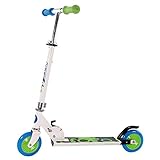 Best Sporting 30408 - Scooter 125er Rolle, Basic Tretroller für Kinder, klappbar, ABEC-5 Kugellager, Farben blau/grün/weiß