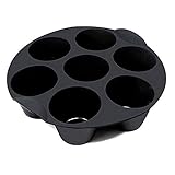 BANGNA Hochwertige 7 Gird Round Cake Backbleche Antihaft-Silikon-Luftfritteuse-T