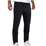 Activewear-Hosen Männer Jogginghose Schwarz - Freizeithose Männer Lang und Leicht - Outdoor Sporthose Männer mit Taschen - Sweathose Männer Grau 4XL - Trainingshose Jungen Jogger S