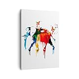 Bild auf Leinwand - Leinwandbild - Einteilig - Elefant Tierwelt Fantasie - 50x70cm - Wand Bild - Wanddeko - Wandbilder - Leinwanddruck - Wanddekoration - Leinwand bilder - Wandbild - PA50x70-3079
