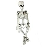 VBARV 90cm Skelett Halloween Dekoration Menschliches Skelett Modell Halloween Skelett Modell Für Haunted House Indoor Outdoor Home Office Bar Decor O