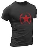 Army Retro Vintage Rot Star Logo Herren T-Shirt #3570 (XL)