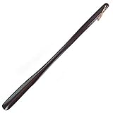 Dirgee Hand länglicher Griff Shoehorn Massivholz, Holzregale bieten Schuhe mit Pumpen, Geschenken (Farbe: B, Größe: 29.52in)